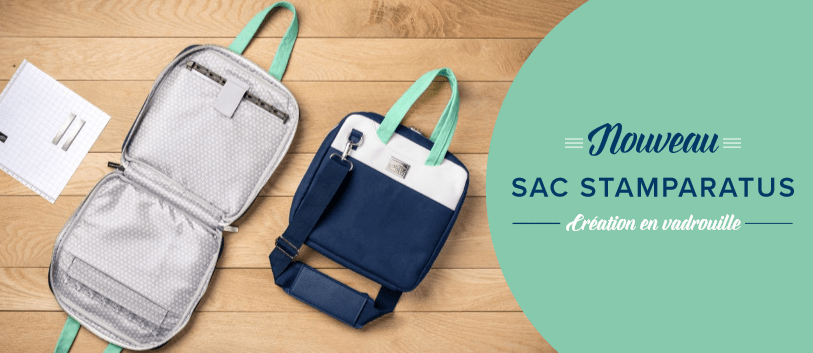 Lire la suite à propos de l’article Nouveau !! Un sac de rangement pour le Stamparatus !