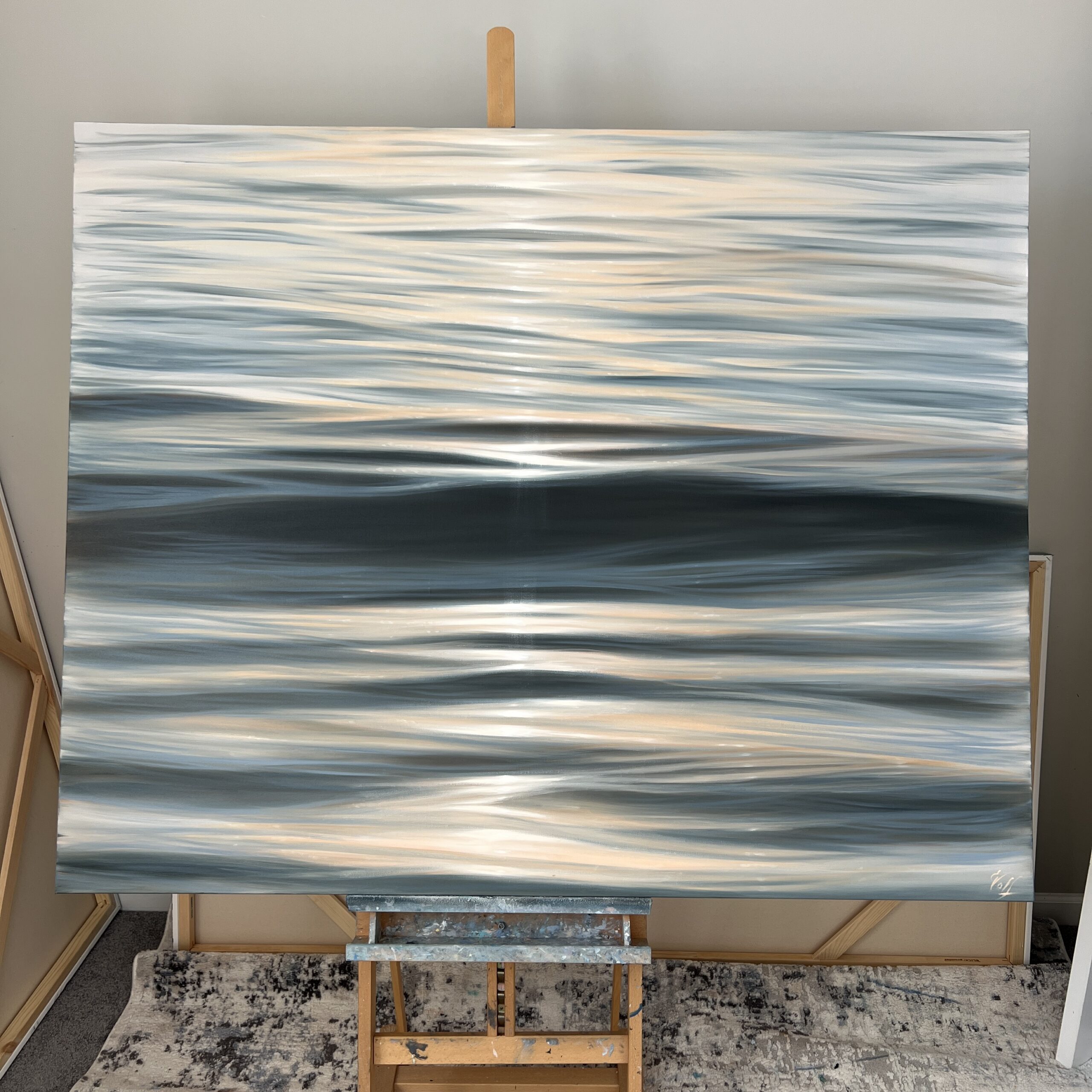 木縁の海｜Edge of Blue Flow Eternal Flow, 48x60