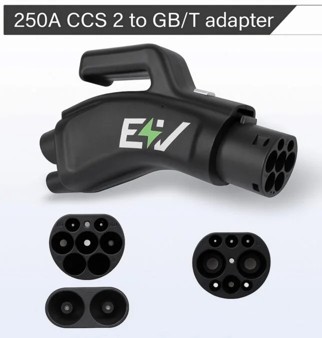 محول شاحن EV Care الجديد V2 CCS2 GB2 GB/T EV شاحن EV 200kw ROX/BYD/AVATAR/ESLA CN