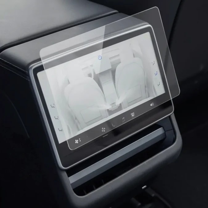 TESLA REAR SCREEN PROTECTION FOR MODEL 3/Y 2024+ GLASS MATT