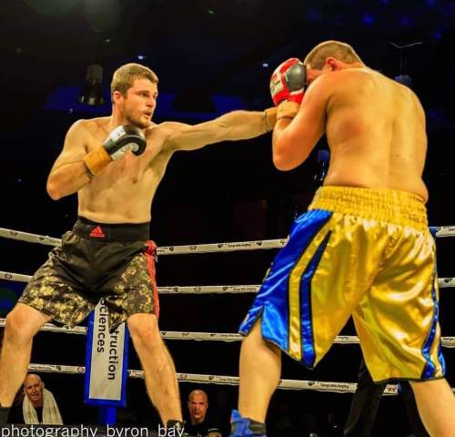 Liam Callanan at left6 with the offense (Photo By Byron Bay)