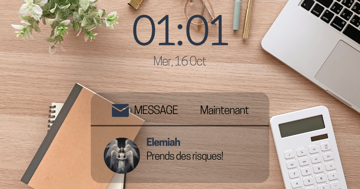 message à 01h01