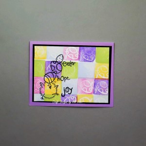 Patchwork Easter Card Tutorial--free tutorial