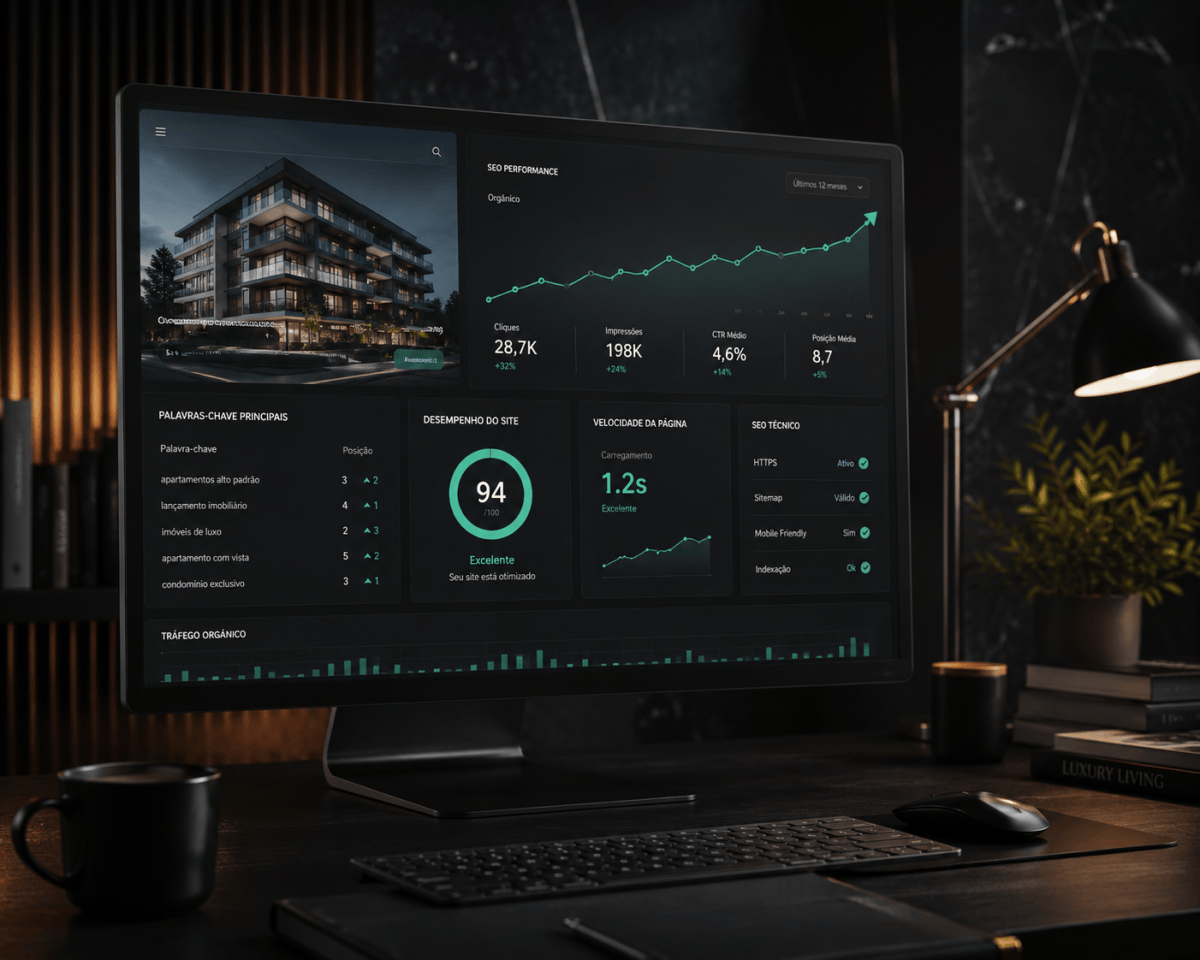 SEO e performance para sites imobiliários
