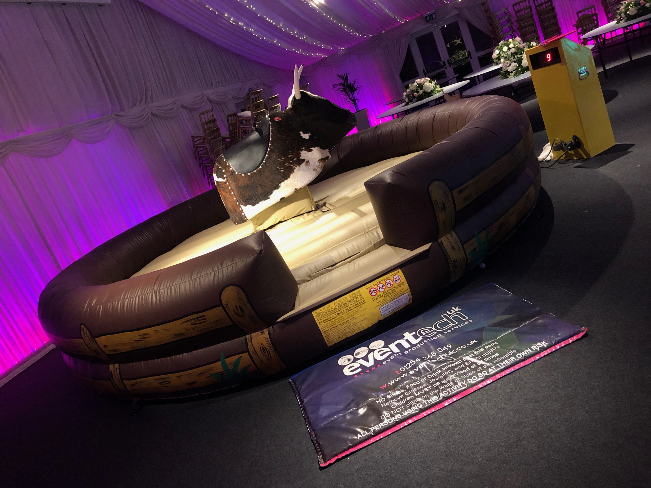inflatable bronco bull