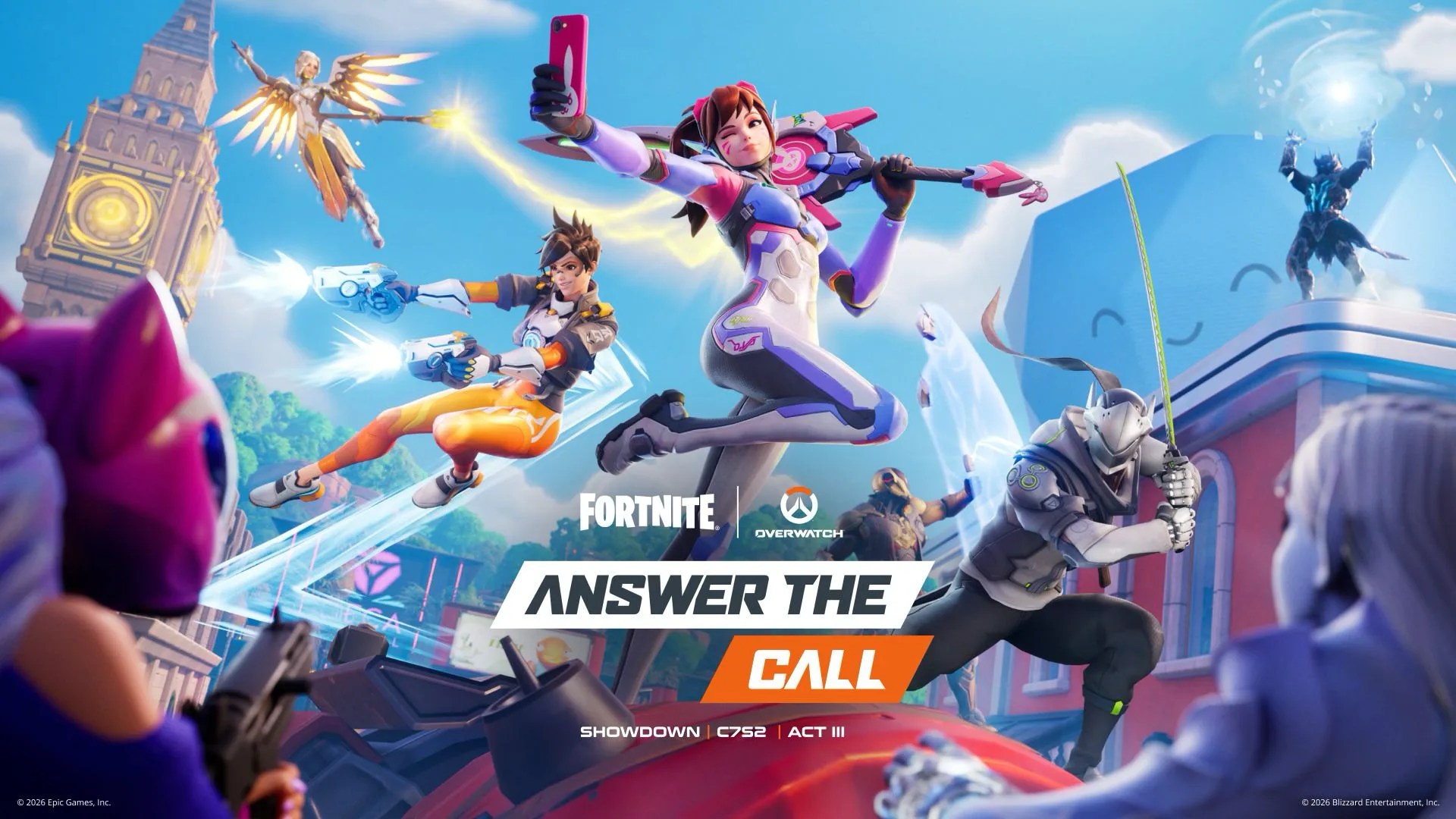 Overwatch Skins Hit Fortnite With Tracer, Mercy, and D.Va