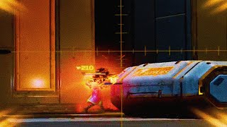 Screenshot of a character using a weapon in a gaming environment, with a damage indicator displayed.