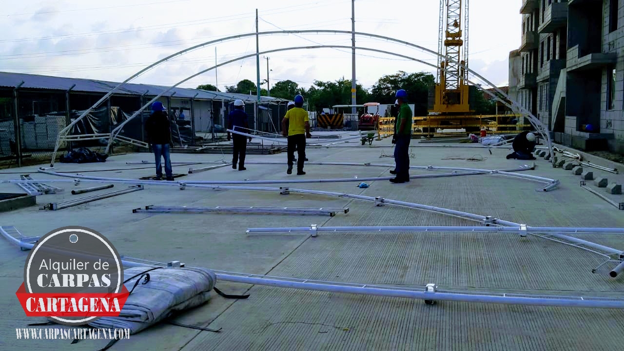 Armado de hangar cartagena
