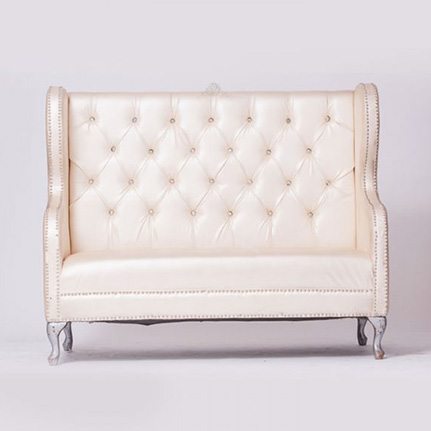 champagne loveseat
