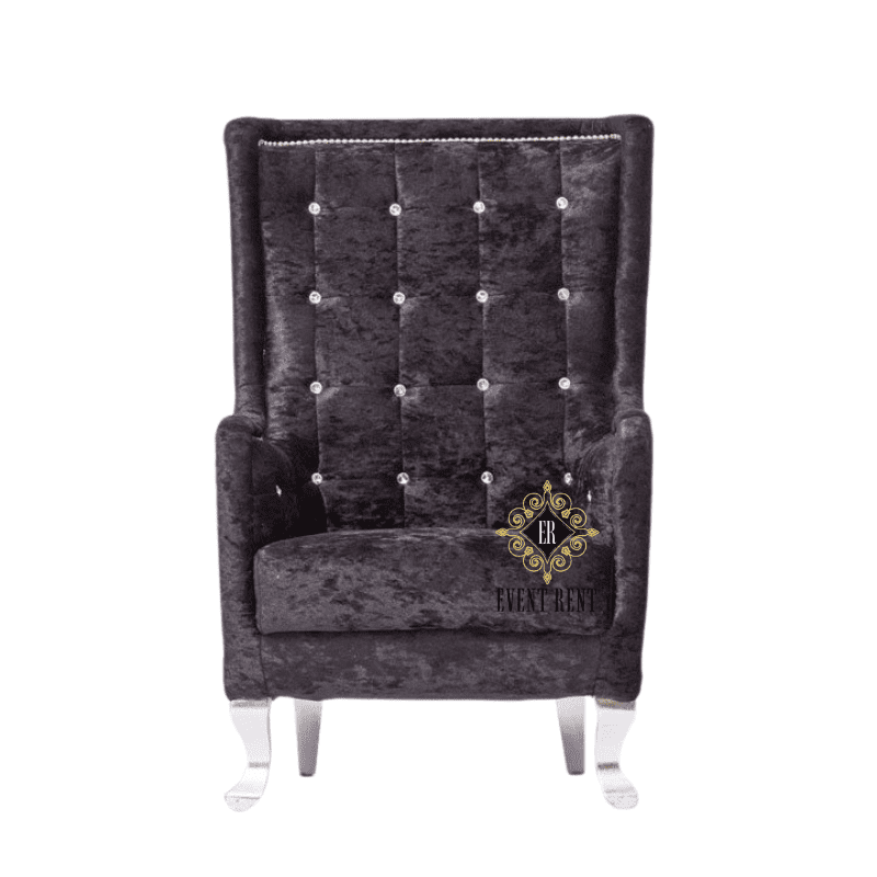 Black Tufted Chair
