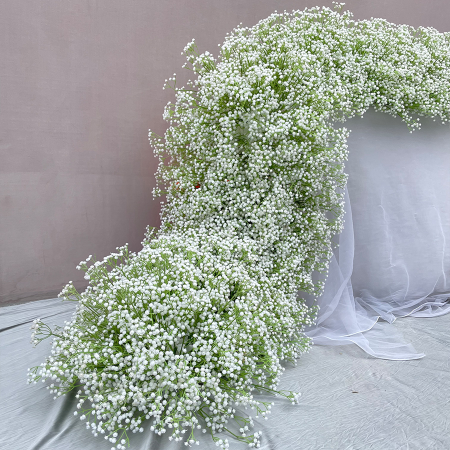 Silk Babies Breathe Flower Garland