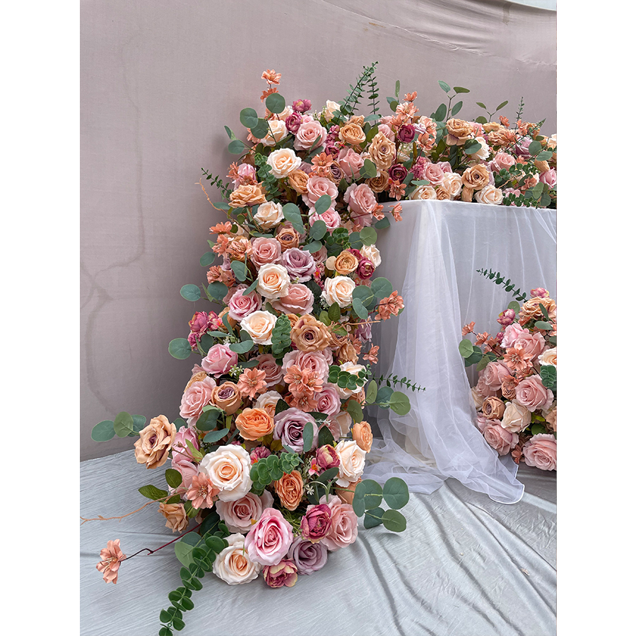 Silk Blush Flower Garland