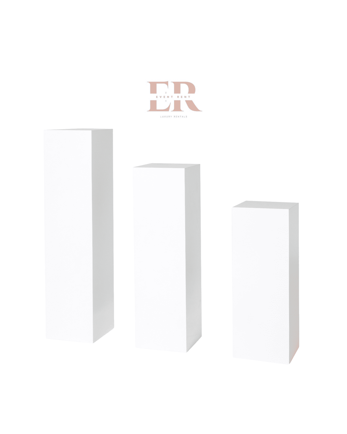 White Plinth/Stand | Square Top