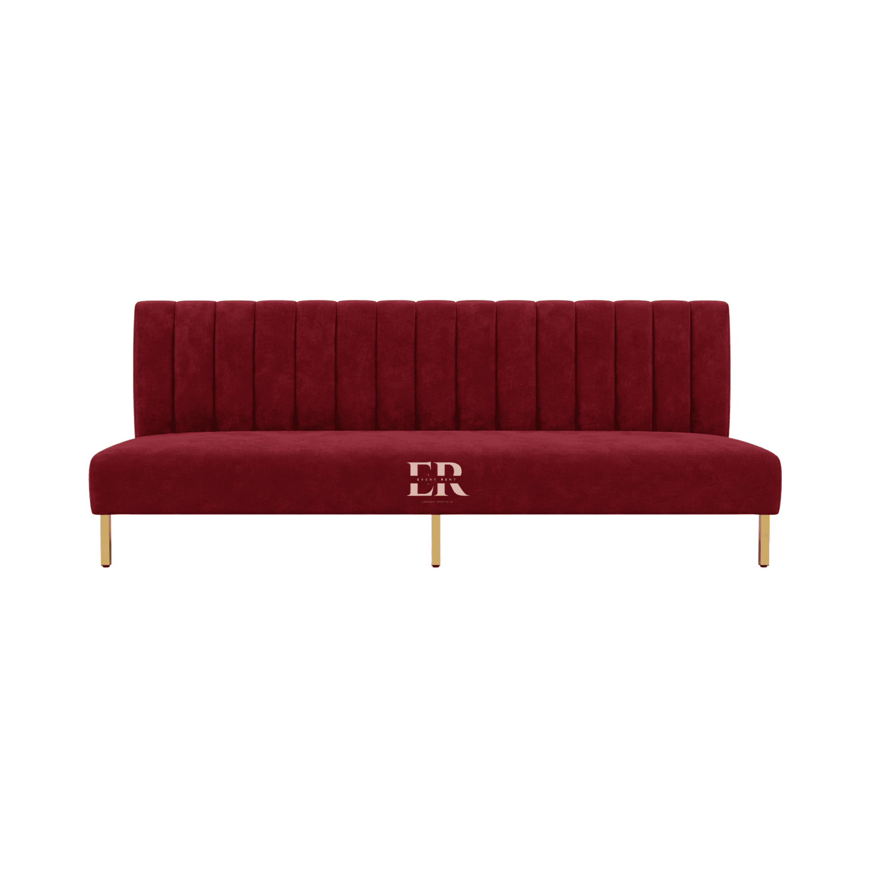 Burgundy Velvet – Lounge Sofa