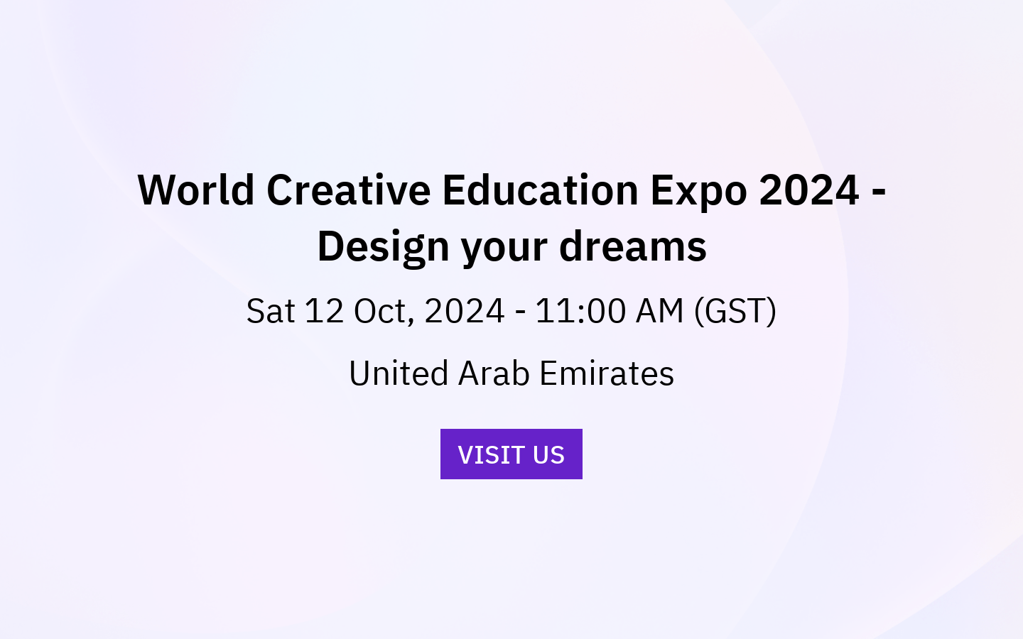 World Creative Education Expo 2024 Design Your Dreams