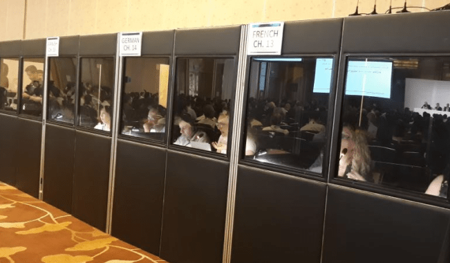 Interpretation booth