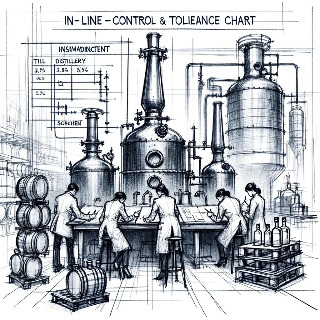 In-line control and tolerance chart