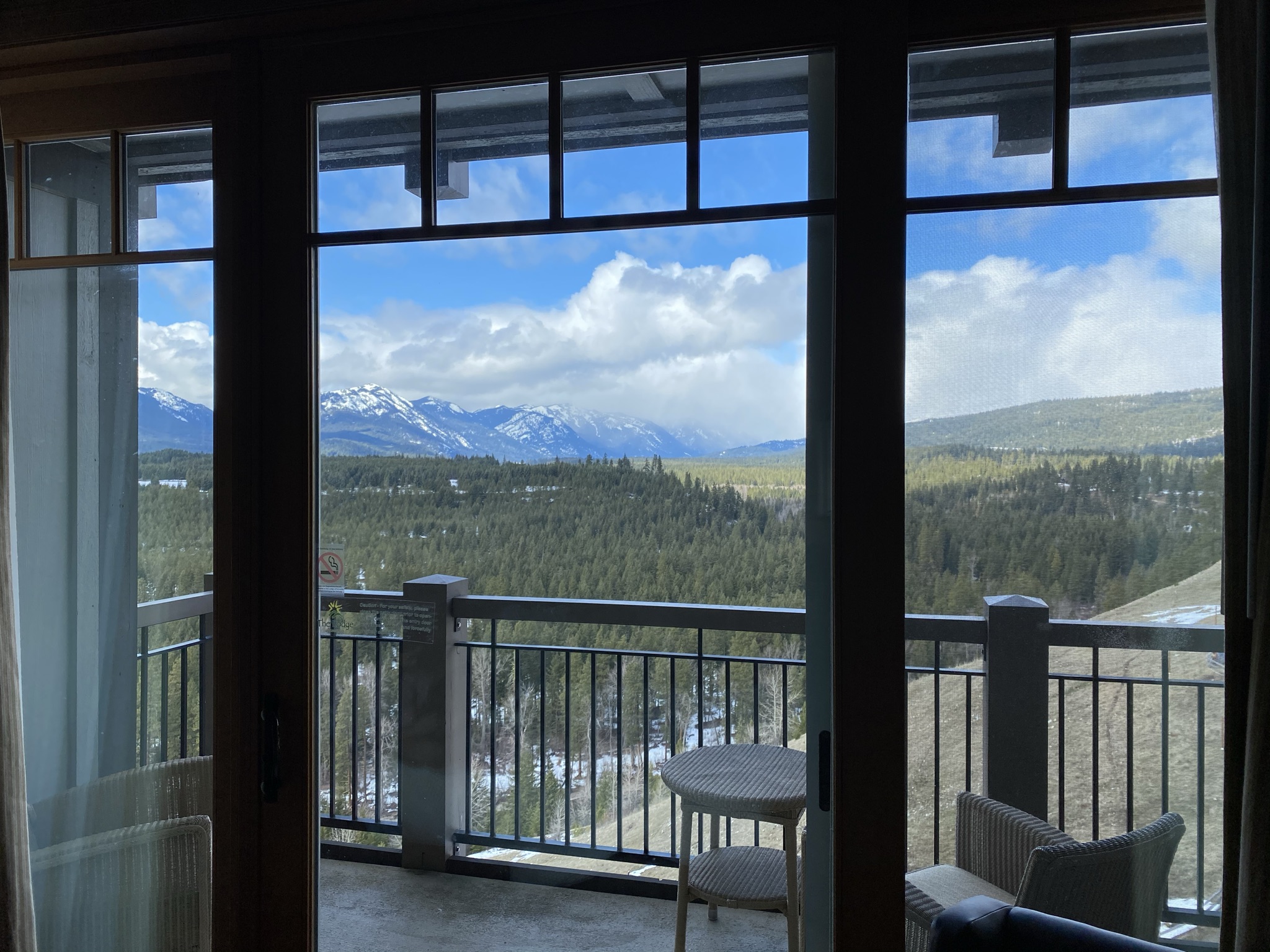 Suncadia Lodge Balcony View; Best Resorts in Washington State