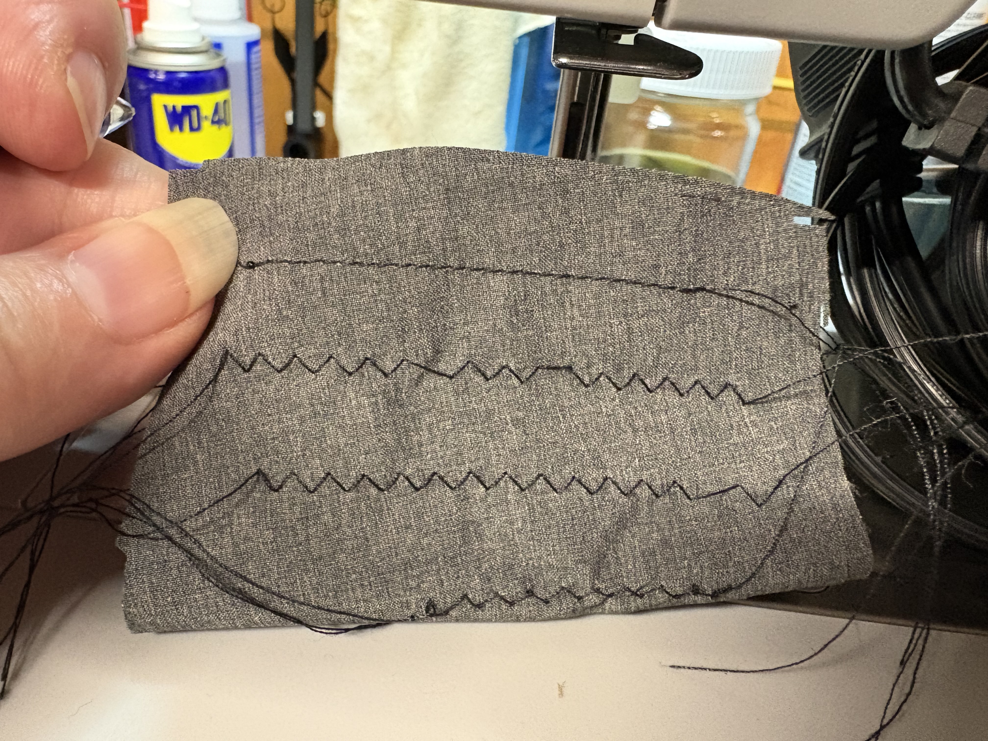 Bad thread leads to bad sewing