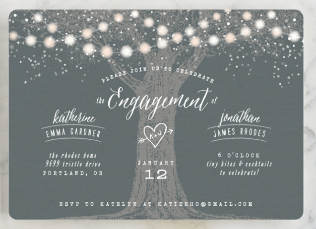 11 brilliant boho engagement party invitations to consider!