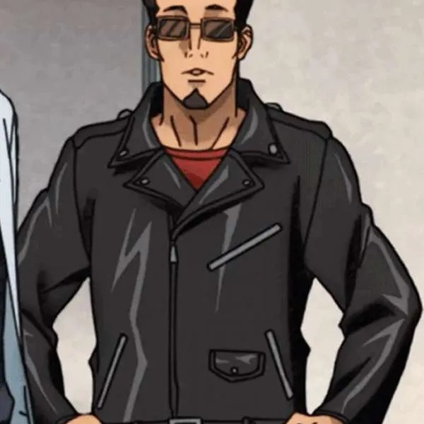 Boiled Sakamoto Days 2025 Black Biker Jacket