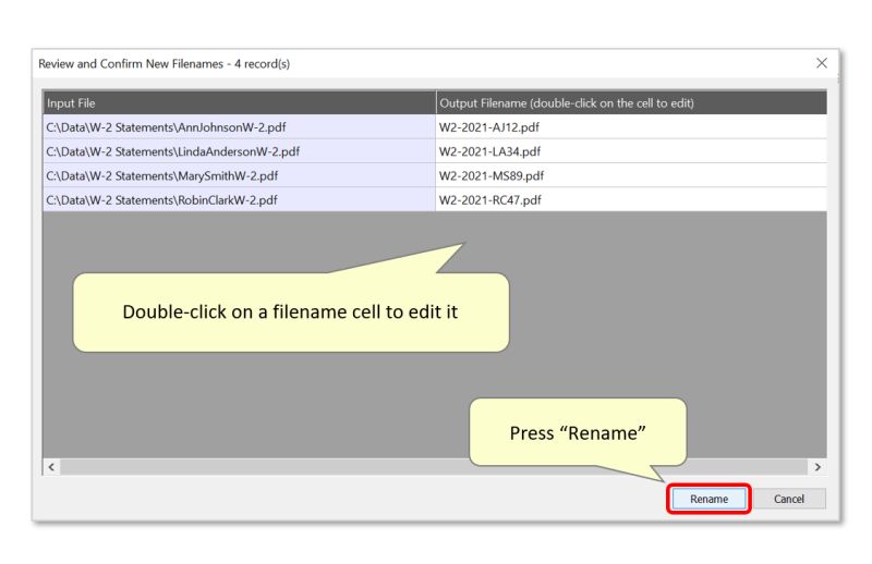 Rename Pdf Documents Using A Lookup Table - Best Gradient Backgrounds in Mobile
