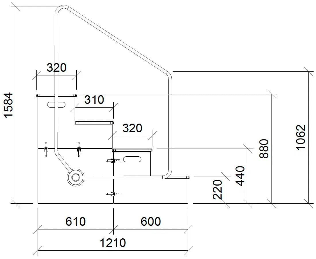 Modular Dock Steps Versatile Boarding Steps For Yachts - Beautiful Mobile Gradient Images | Free Download