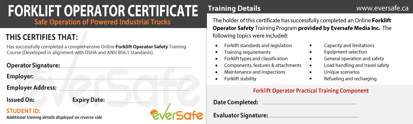 100% free online forklift certification training. Forklift Certification Peatix