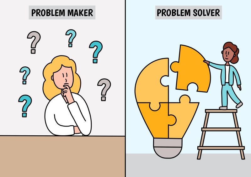 Are You A Problem Maker Or A Problem Solver - Vintage Art Collection - Full HD Quality