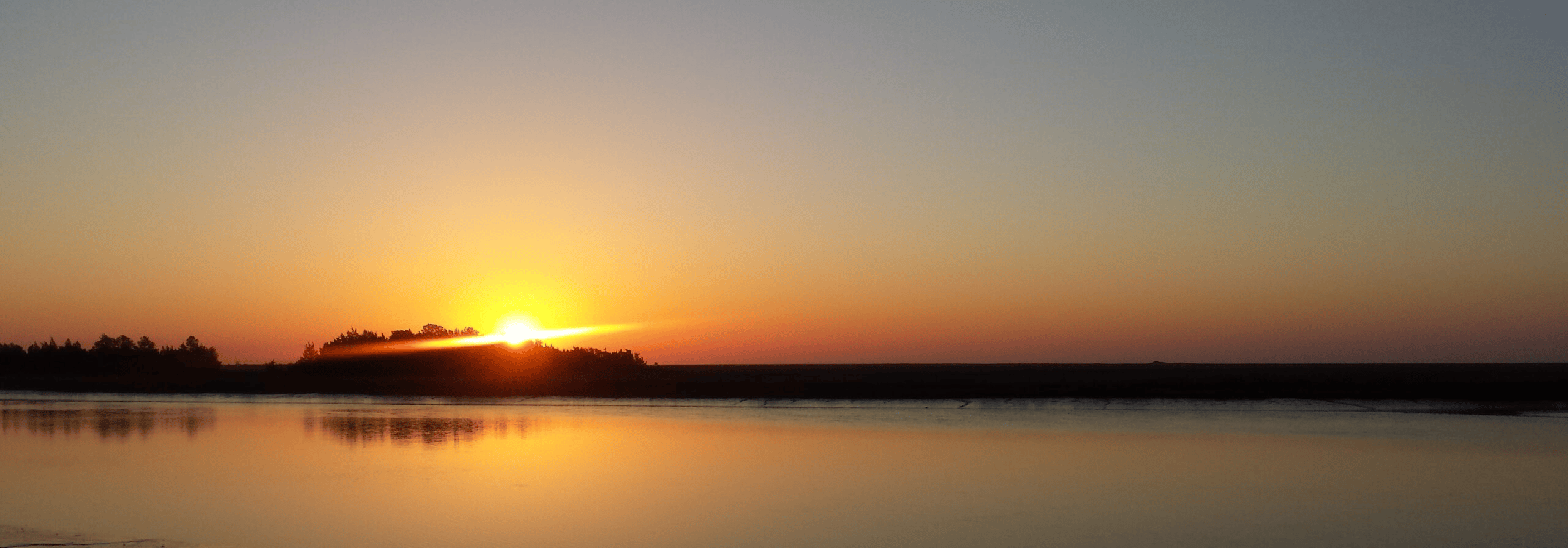 Behold the sun - sunrise at Awendaw SC