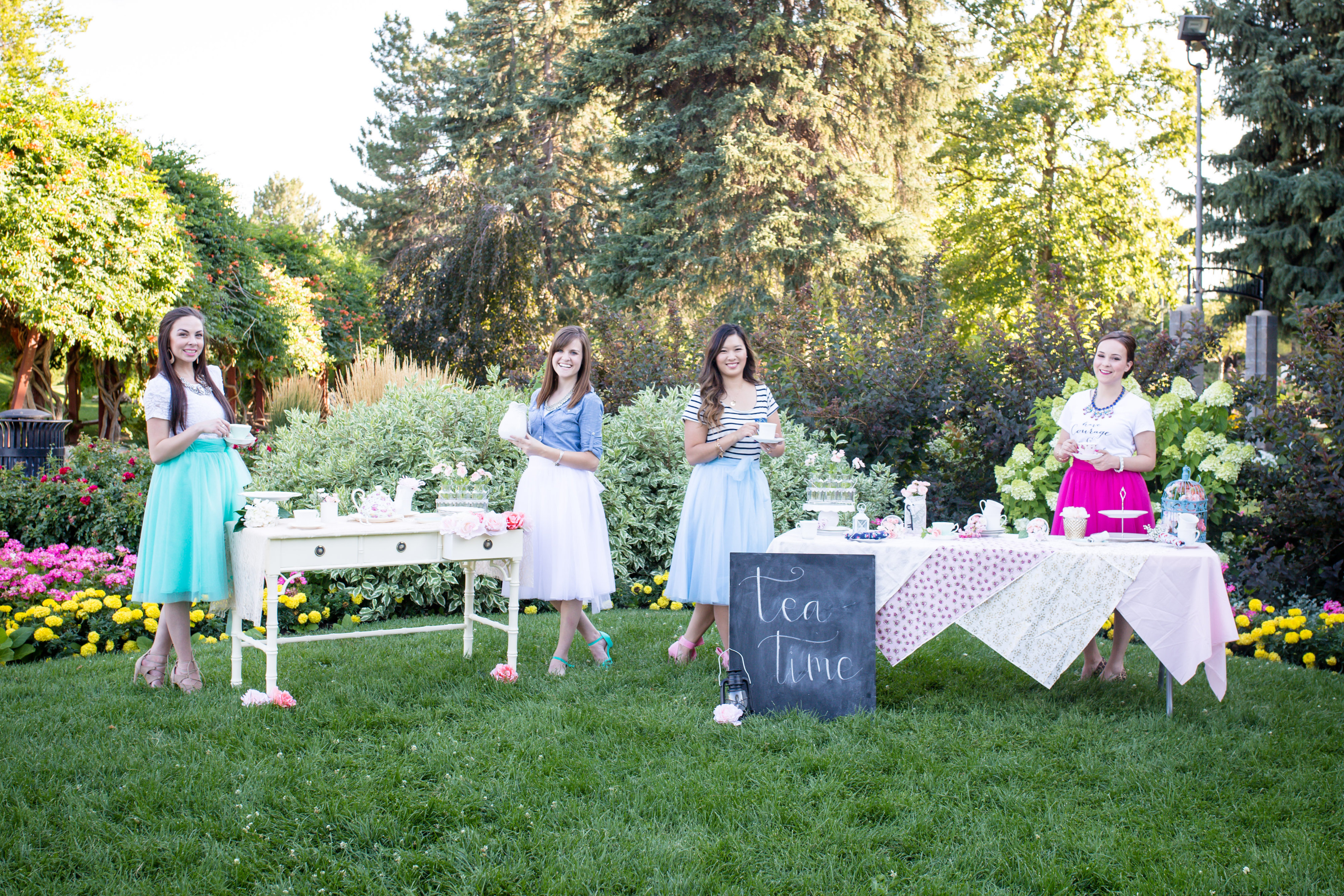 Tea Parties and Tulle Skirts: 4 Ways to Style a Tulle Skirt 