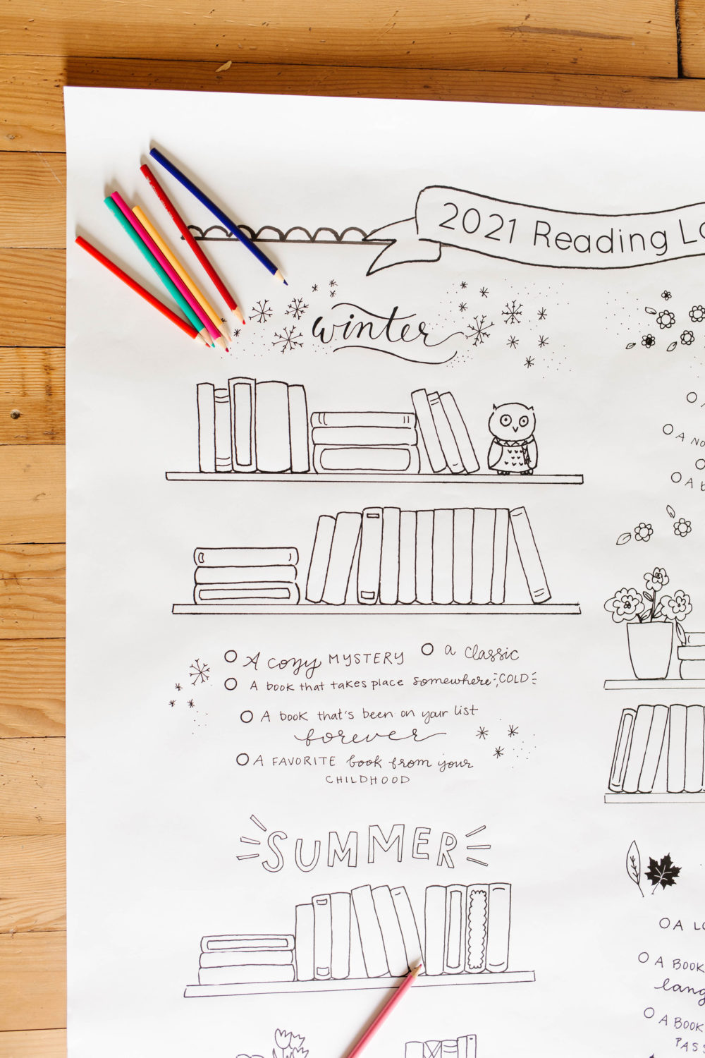 the 2021 reading log printable everyday reading
