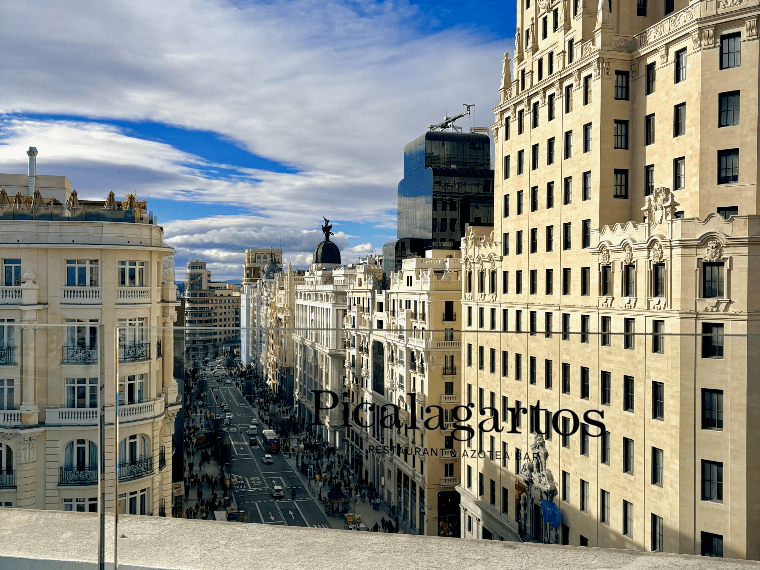 rooftop in Madrid