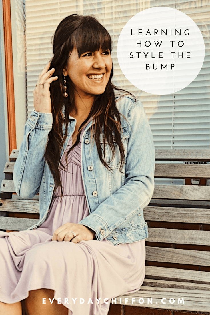 Learning How to Style the Bump | Spring Maternity Style | Pregnancy Style for Spring | Lilac Spring Dress