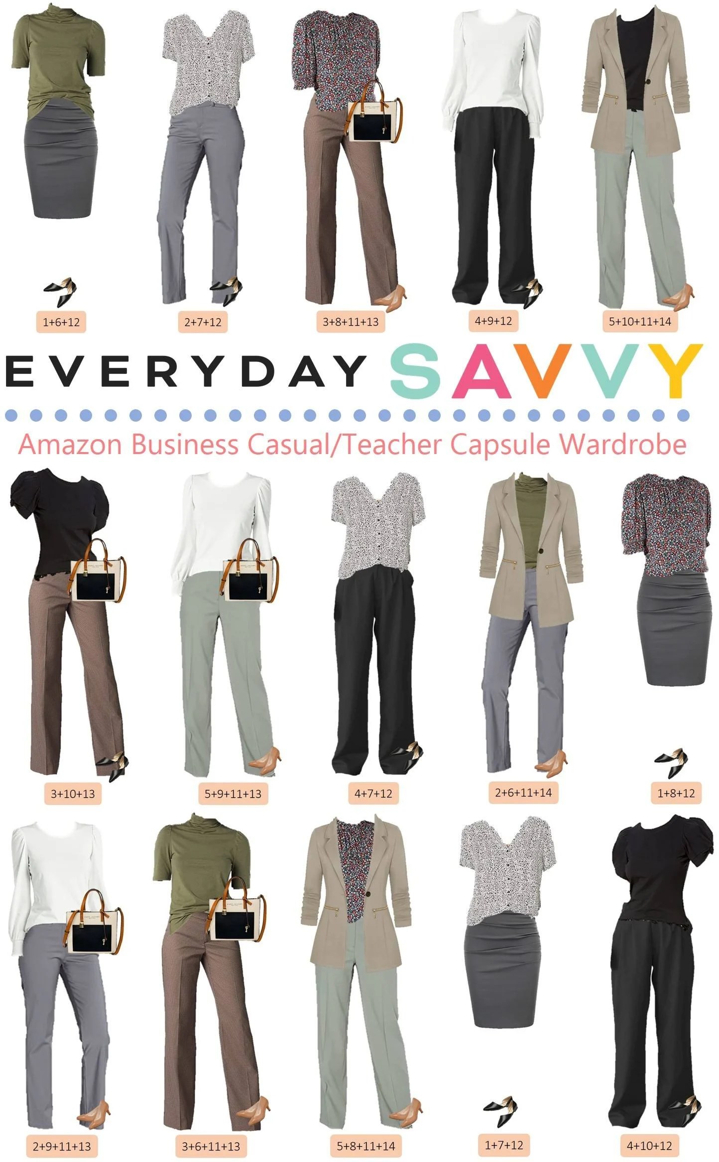 Womens business casual clothing