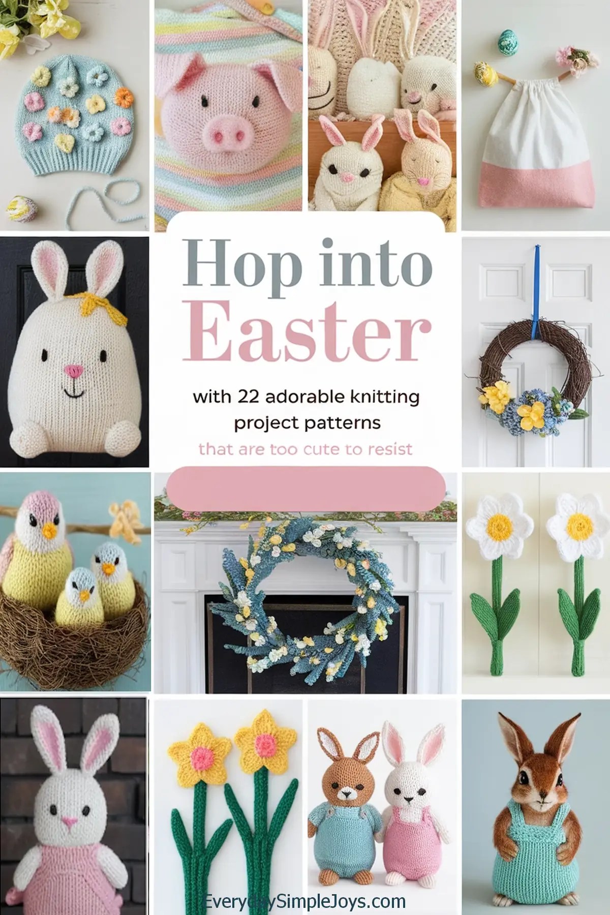 Hop into easter with 22 adorable knitting patterns that are too cute to