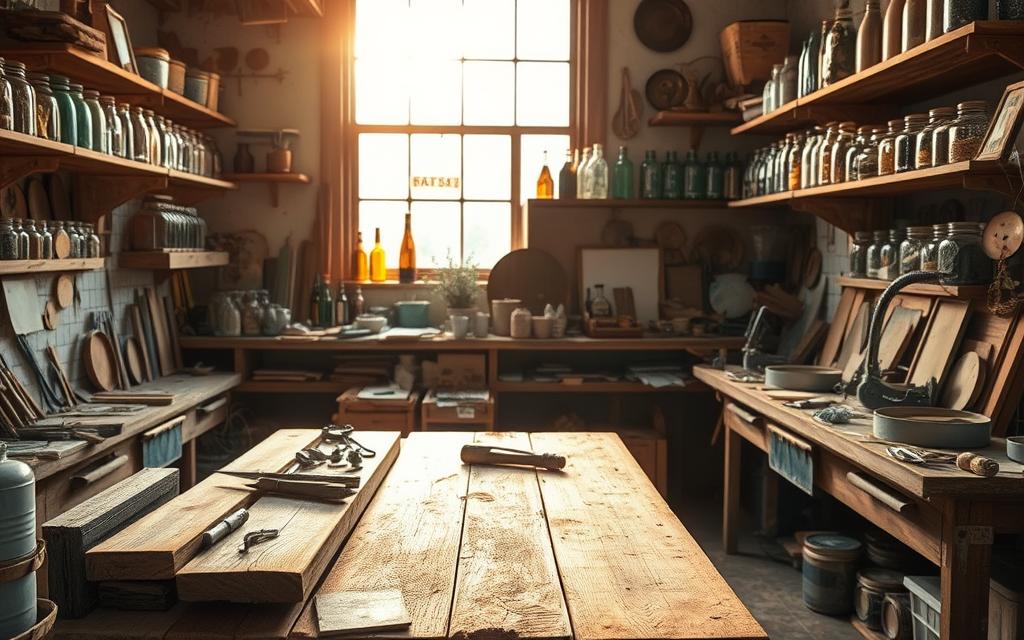 reclaimed materials