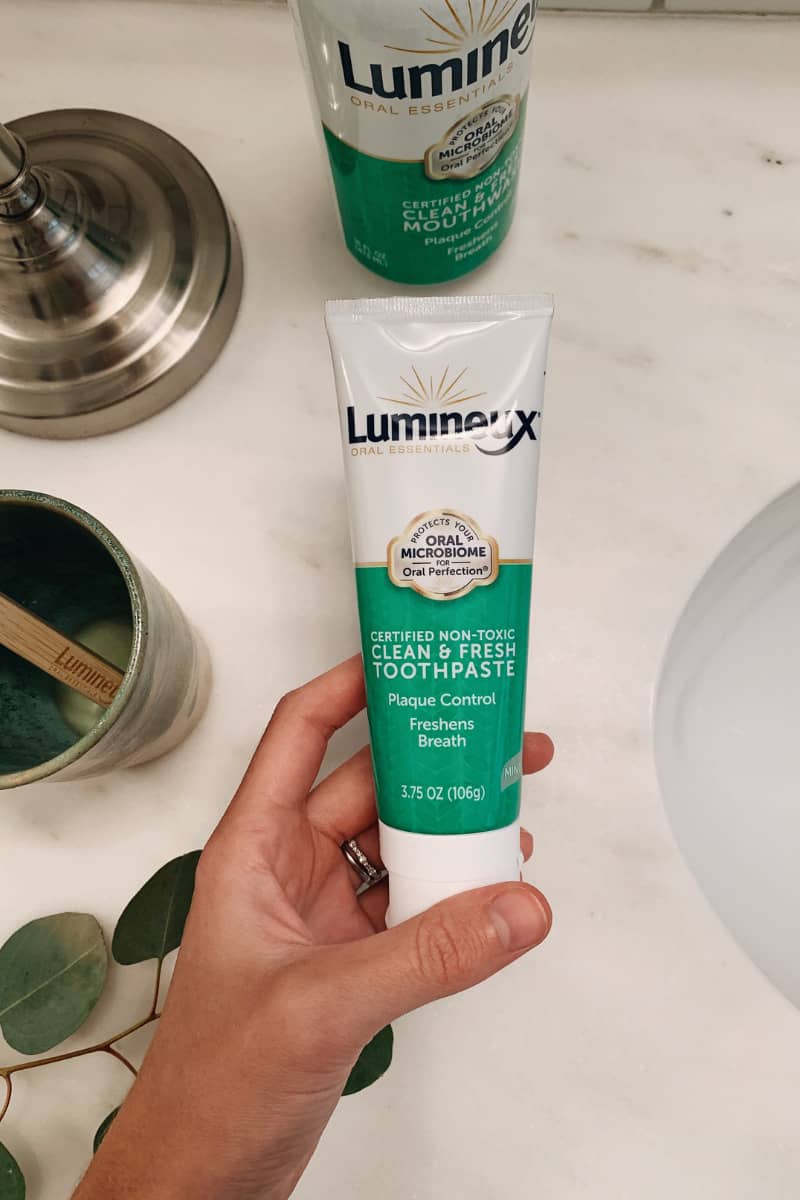 Sharing my Oral Essentials Microbiome Kit Review & why Oral Essentials is the best non-toxic option for healthy oral care & total body health