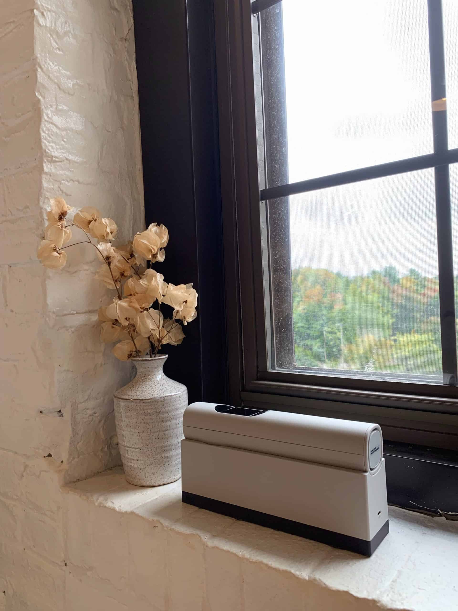 The Lyric Massager in its docking station.