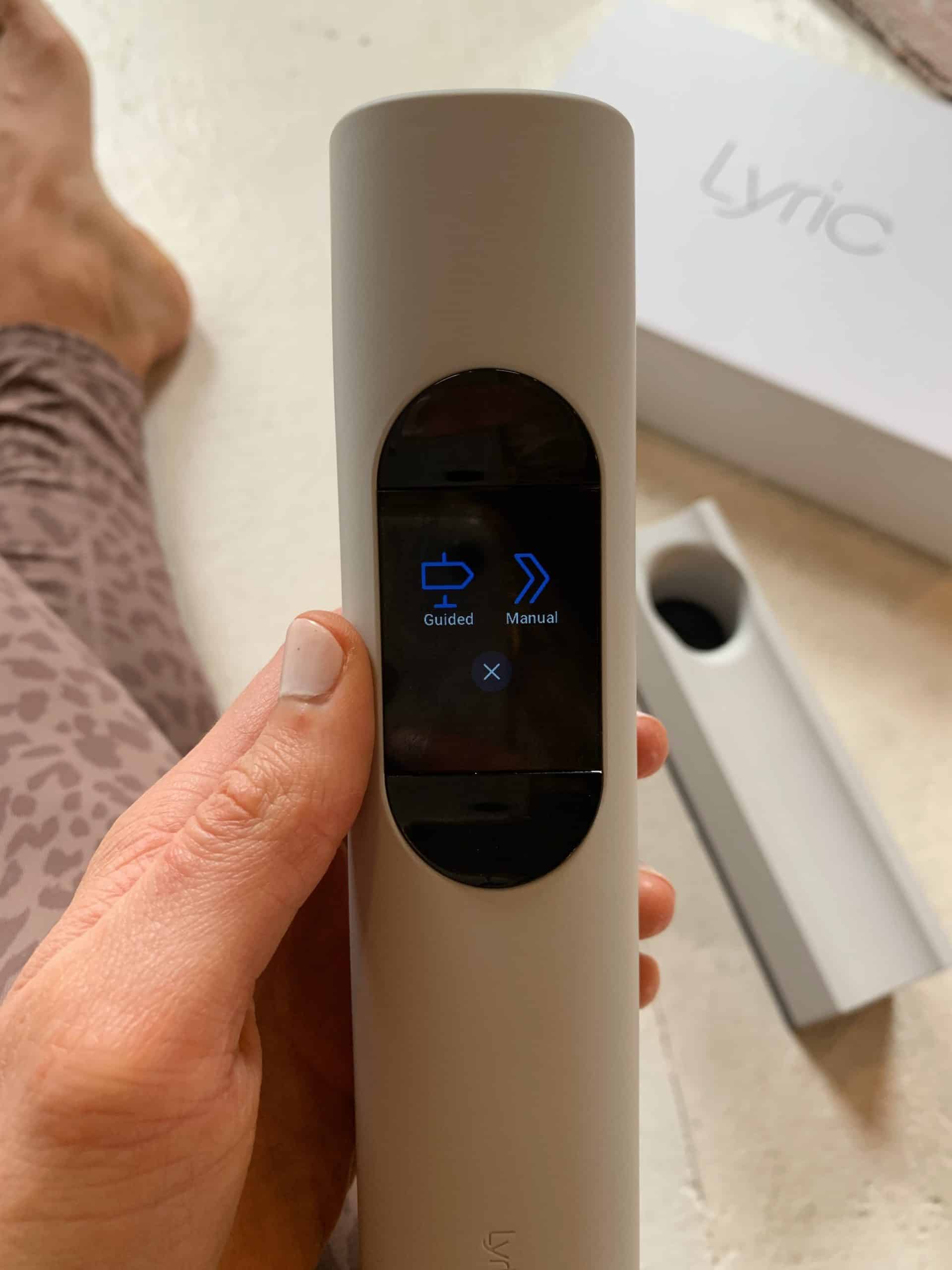 Lyric Massager controls