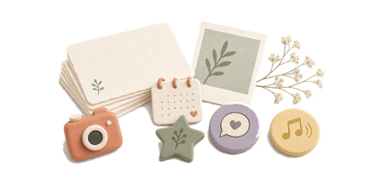small family keepsakes for private memories