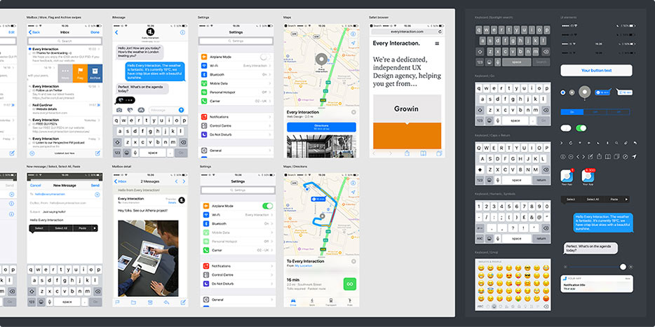 Suitable for iphone6, iphone6s, iphone7. Ios 10 Gui Iphone 7 Psd Sketch Every Interaction
