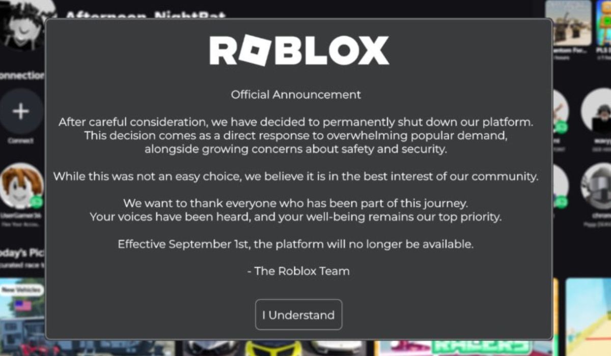 Is Roblox Shutting Down Here Is What Parents Need To Know Roblox 3 