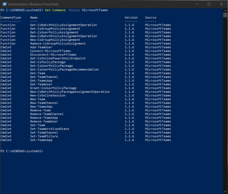PowerShell:- Install Microsoft Teams Module – Everything-PowerShell