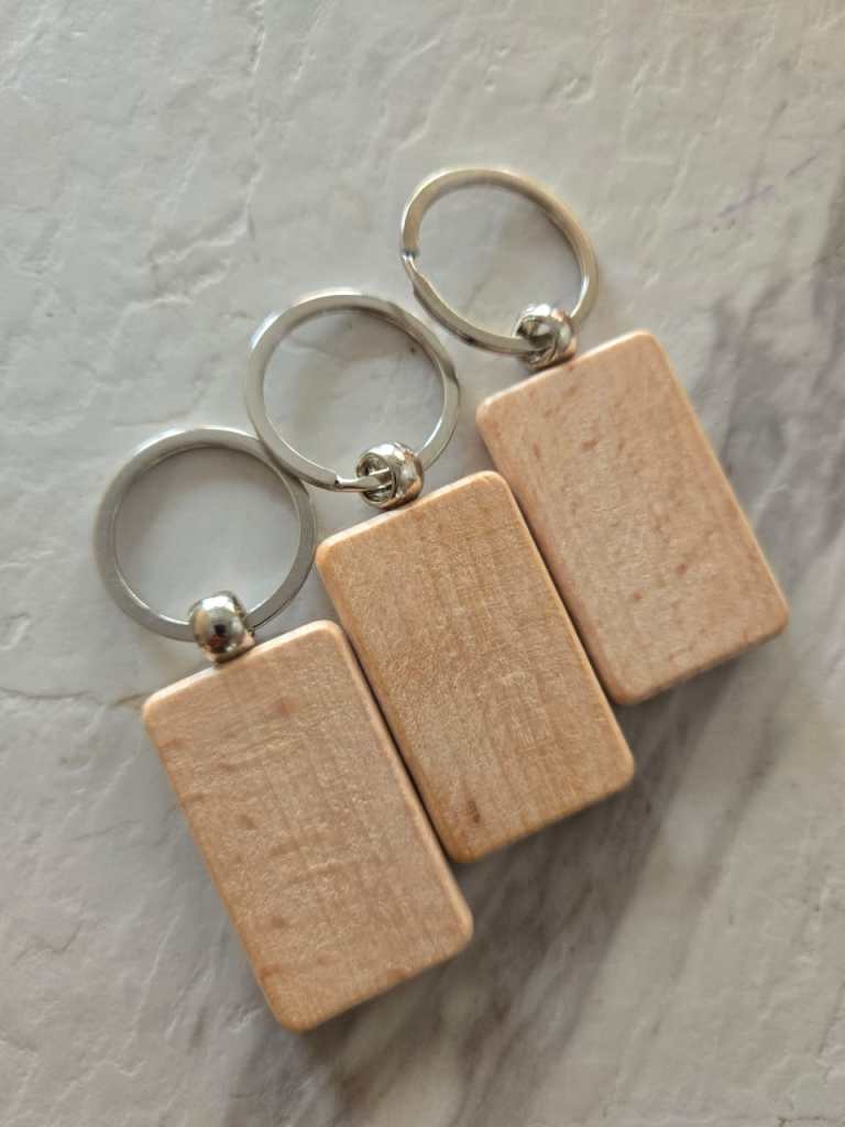 Rectangular Bamboo Key Holder