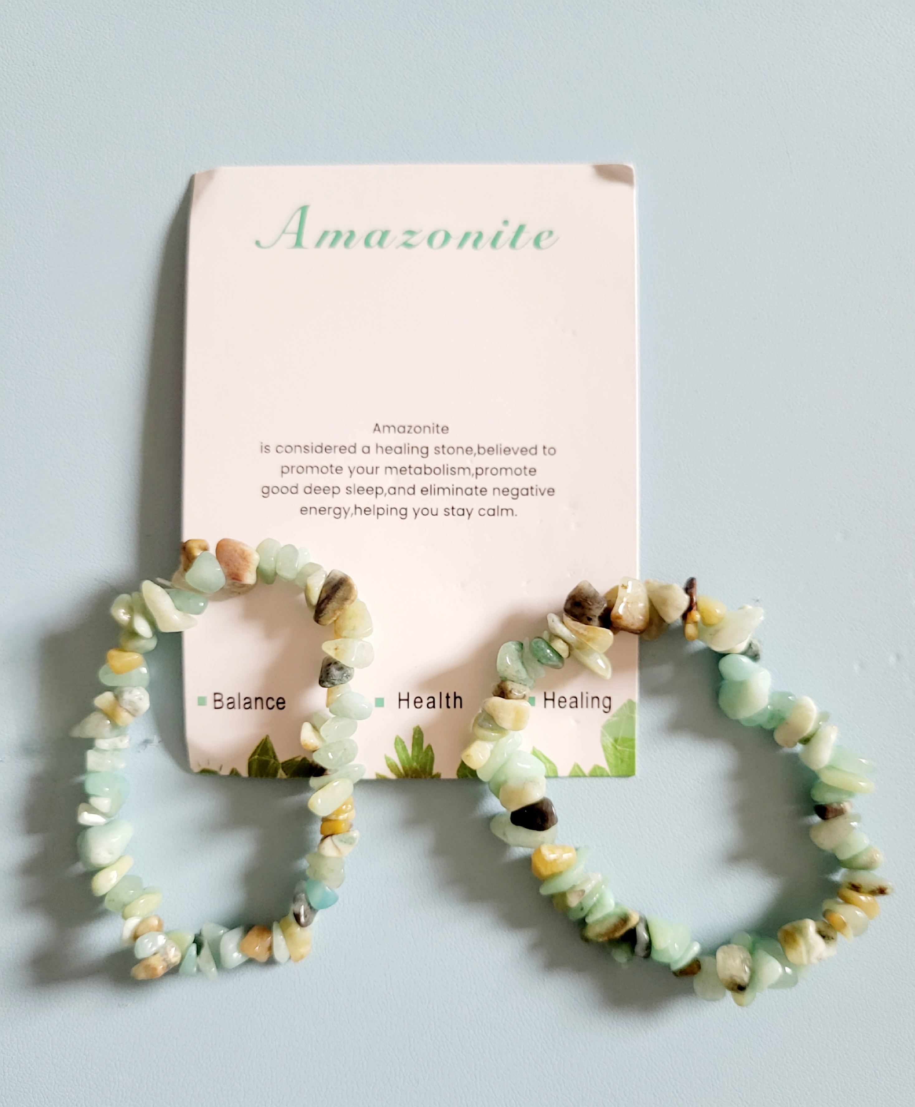 Amazonite Chip Bracelet