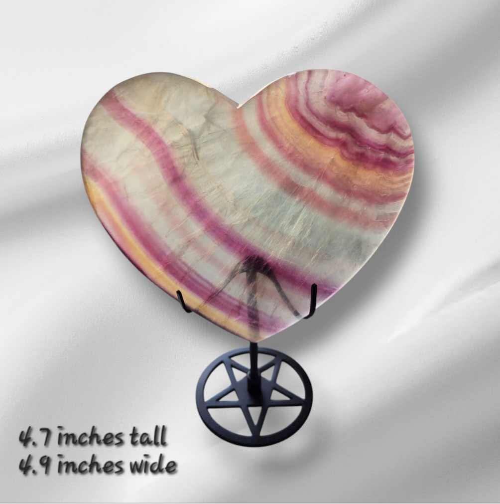 Fluorite Heart