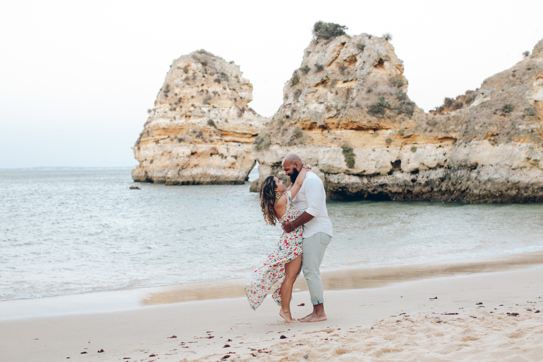 Beach Sunset Engagement Photos + Wedding Update