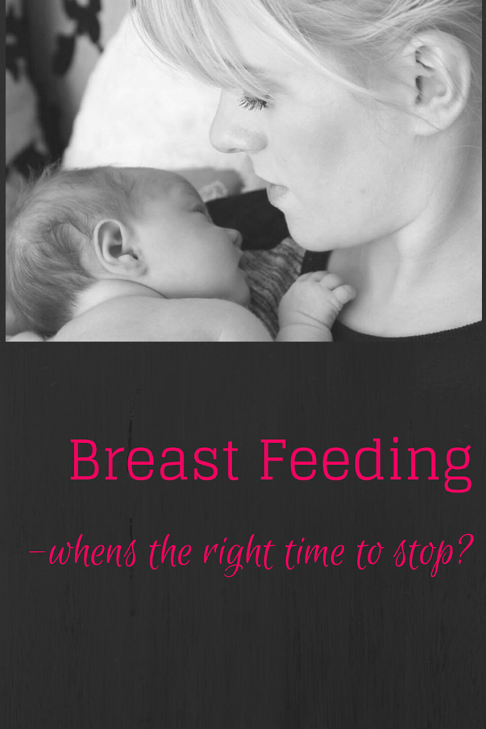 Breast feeding – when’s the right time to stop?