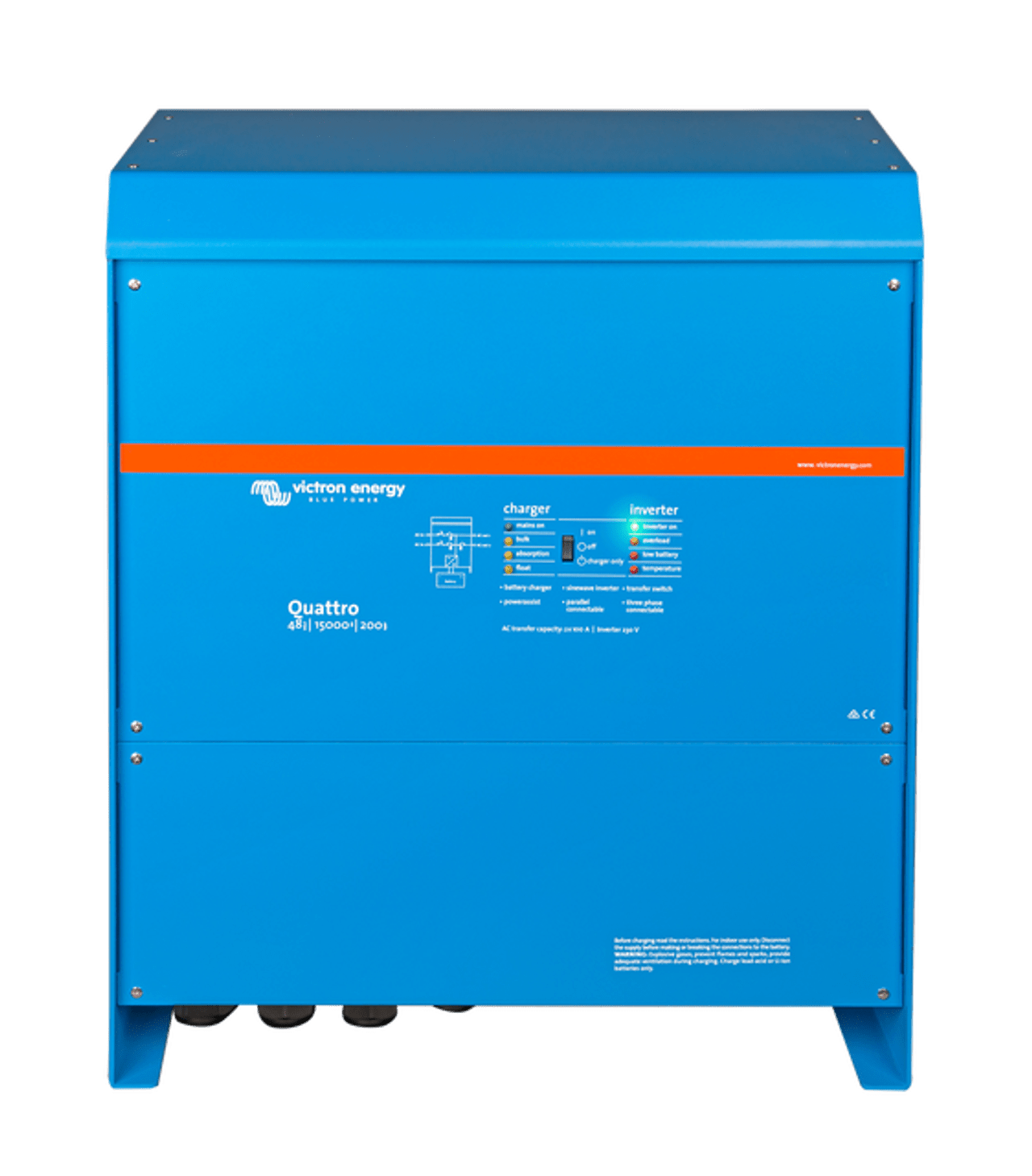 Victron Quattro 48/15000 | 48V Input | 15000VA Output 230V | 200A Charger | Transfer Switch